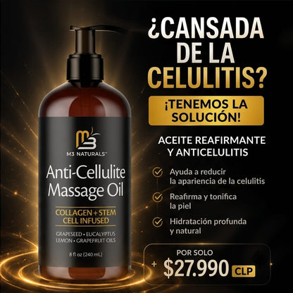 M3 Dermashine Pro - Aceite Reafirmante Anticelulítico y Reductor
