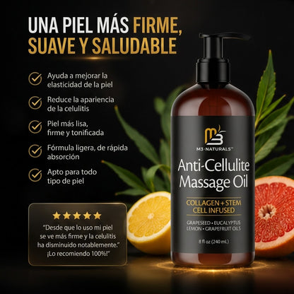 M3 Dermashine Pro - Aceite Reafirmante Anticelulítico y Reductor